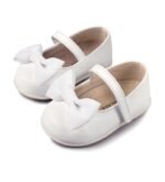 Babywalker Βαπτιστικές Δερμάτινες Μπαλαρίνες σε Χρώμα Λευκό