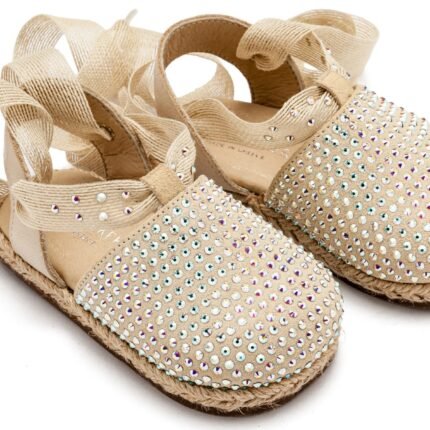 Babywalker Βαπτιστική Εσπαντρίγια με Swarovski LU6123 Εκρού