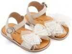 Babywalker Βαπτιστικό Πέδιλο με Διακοσμητικό Πεταλούδα BS3591 Εκρού