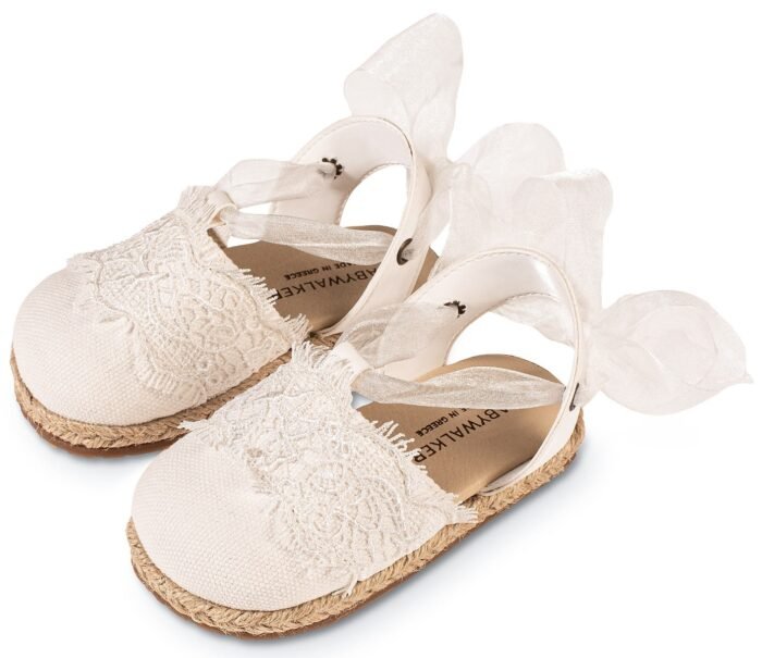 Babywalker Υφασμάτινη Εσπαντρίγια EXC5858 Λευκό - Image 3