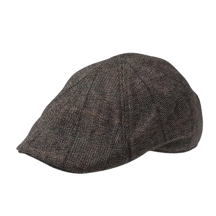 Check Duckbill Τραγιάσκα | Karfil Hats Brown | Ελληνικά Καπέλα