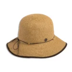 Emilie Στρογγυλό Καπέλο | Karfil Hats Brown | Ελληνικά Καπέλα