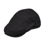 Flat Τραγιάσκα | Κarfil Hats Black | Ελληνικά Καπέλα
