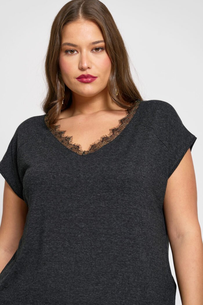 Lingerie με V Theano | Plus Size Ρούχα - Image 2