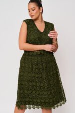 Midi Φούστα σε Δαντέλα | Plus Size Ρούχα - Image 2
