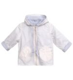 NstNastasia Βαπτιστικό Μπουφάν Λευκό Αντιανεμικό - Image 2