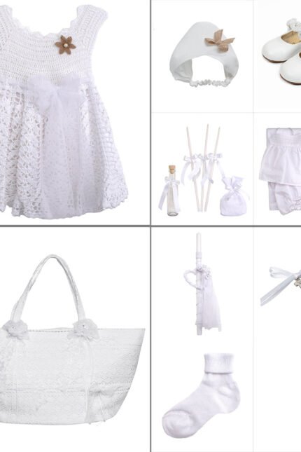 NstNastasia Βαπτιστικό Πακέτο Ολοκληρωμένο 9τεμάχια 0620