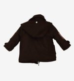 NstNastasia Βαπτιστικό Παλτό Καφέ Μοντγκόμερι - Image 2