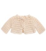 NstNastasia Βαπτιστικό μπολερό πλεκτό Princess Beatrice of Provence 0211