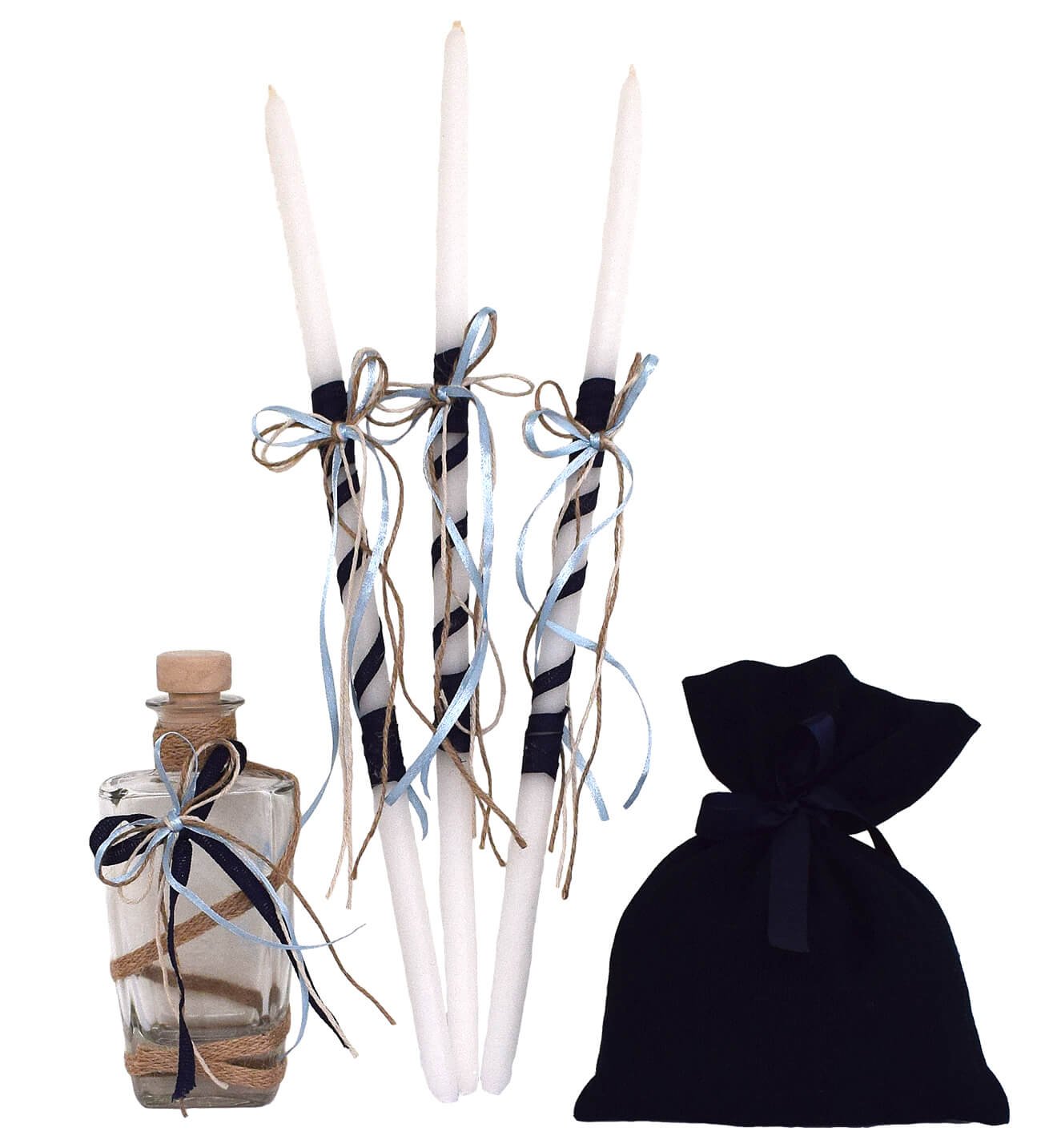 βαπτιστικο σετ λαδιου αγορι NstNastasia Λαδοσέτ Βάπτισης Μπλε