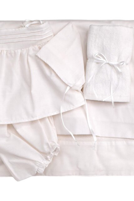 NstNastasia Λαδόπανα βάπτισης Κορίτσι Εκρού