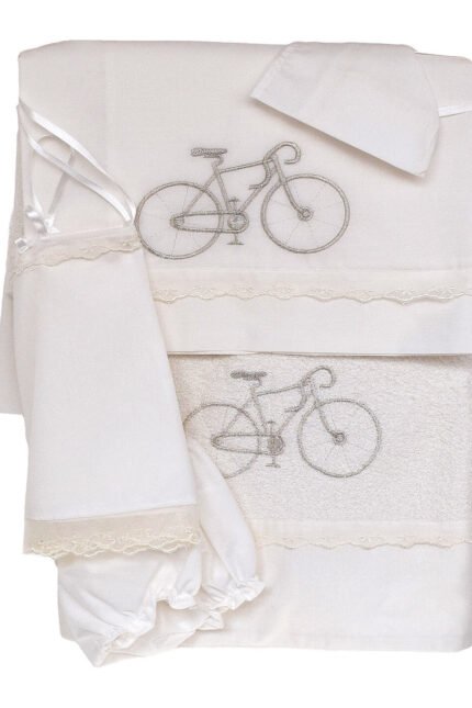 NstNastasia Λαδόπανα βάπτισης Κορίτσι Εκρού