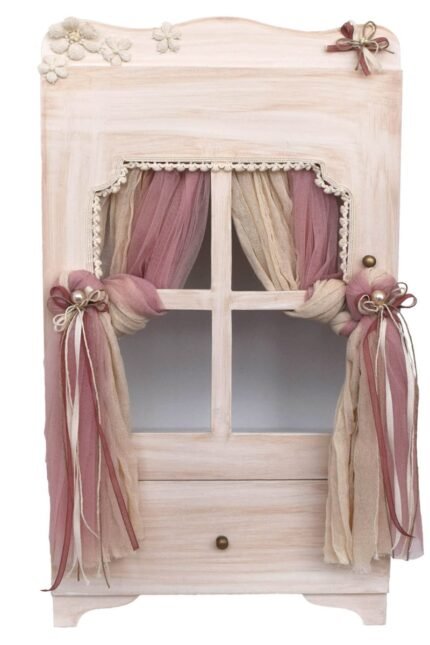 NstNastasia Ξύλινη Ντουλάπα Βάπτισης Σάπιο Μήλο 0151