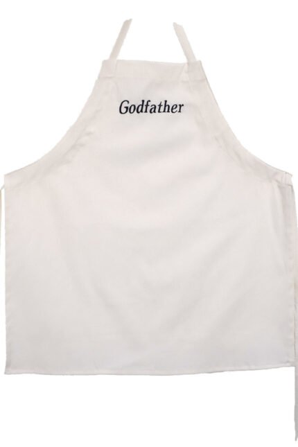 NstNastasia Ποδιά Νονού Godfather Μπλε κεντημένα γράμματα 0591