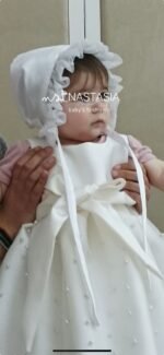 NstNastasia Σκουφάκι βάπτισης 0812 - Image 3