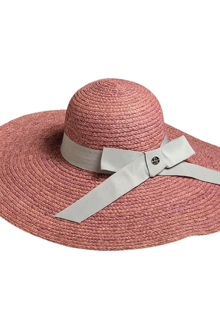 Parisen Wide Καπέλο Ηλίου | Karfil Hats Pink | Ελληνικά Καπέλα