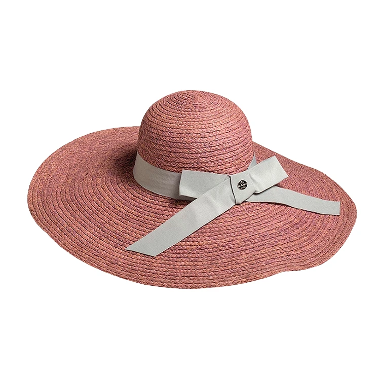 Parisen Wide Καπέλο Ηλίου | Karfil Hats Pink | Ελληνικά Καπέλα