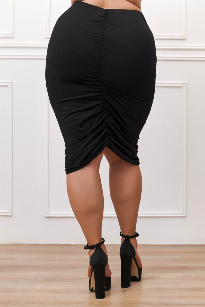 Pencil Φούστα Angelina Μαύρο | Plus Size Ρούχα - Image 3