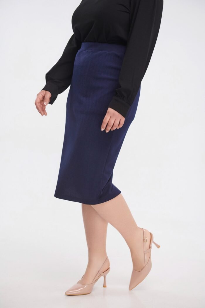 Pencil Φούστα Emilia Μπλε | Plus Size Ρούχα - Image 2