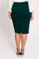 Pencil Φούστα Ελαστική Κρεπ | Plus Size Ρούχα - Image 3