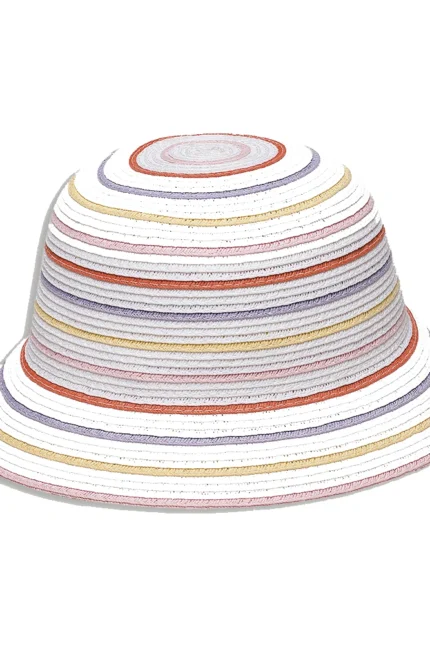 Ritta Παιδικό Στρογγυλό Καπέλο | Karfil Hats White | Ελληνικά Καπέλα