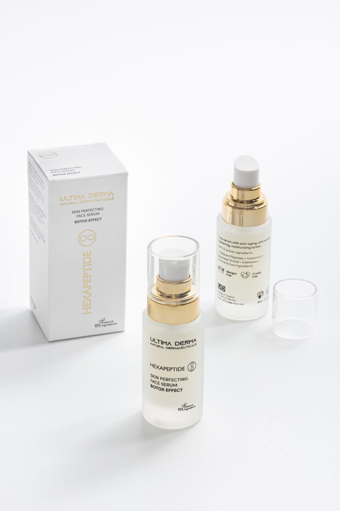 Ultima Derma | Hexapeptide 8 botox effect αντιρυτιδικό serum με 12 ενεργά συστατικά 30ml JUCITA