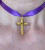 Skaras Vintage Σταυρός από Κίτρινο - Image 2