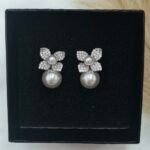 '' Zyra '' νυφικά σκουλαρίκια με πέρλα