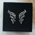 " Elara " Σκουλαρίκια νυφικά ασημένια