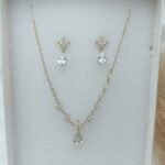 '' Ilyana '' νυφικό σετ κοσμημάτων χρυσό