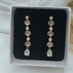 ” Luciana ” Νυφικά σκουλαρίκια χρυσά