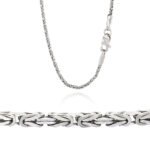 Αλυσίδα από Λευκό Χρυσό 14 Καρατίων 011211