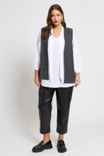 Αμάνικο Γιλέκο Ριγέ Geo JUCITA