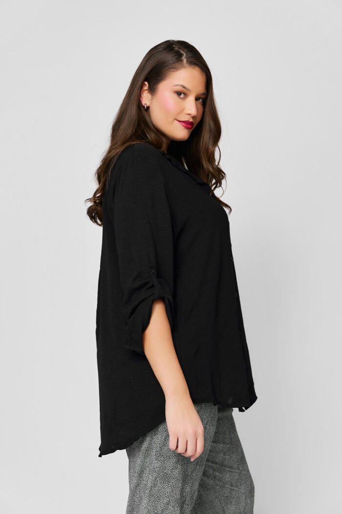 Ασύμμετρη Πουκαμίσα Tatiana | Plus Size Ρούχα - Image 4