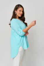 Ασύμμετρη Πουκαμίσα V Cecylia | Plus Size Ρούχα - Image 3