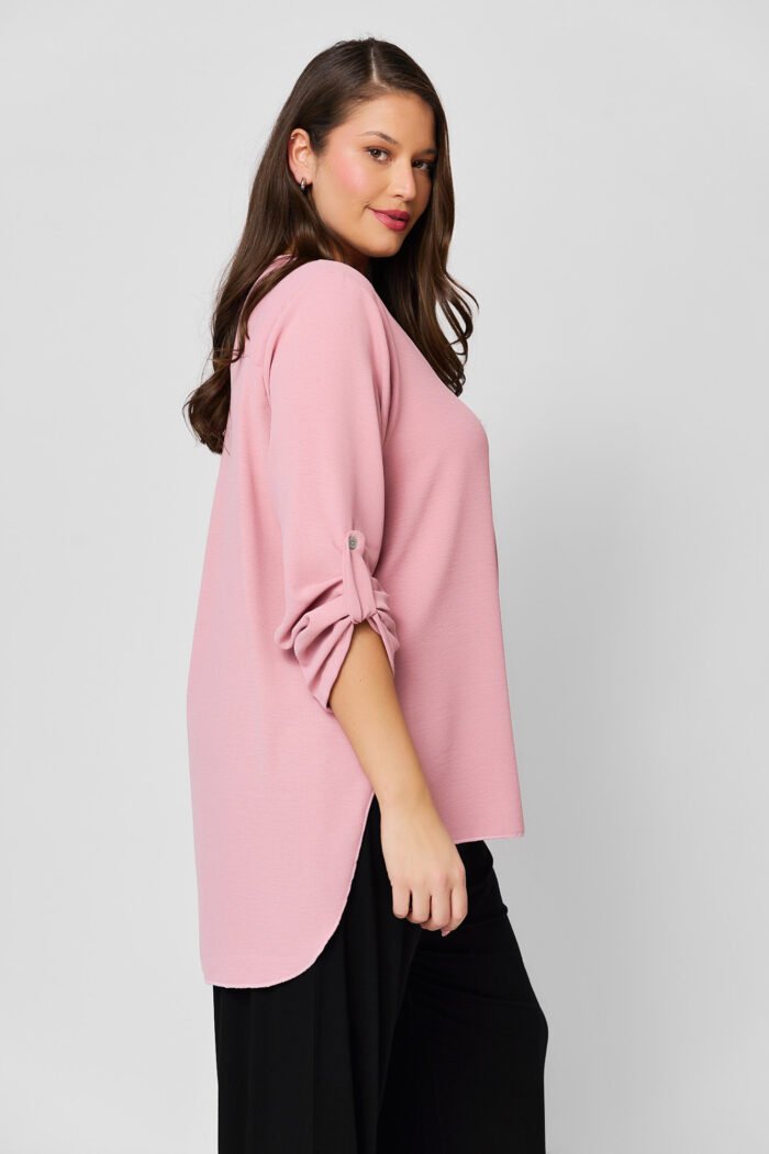 Ασύμμετρη Πουκαμίσα V Cecylia | Plus Size Ρούχα - Image 3