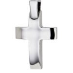 Βαπτιστικός Σταυρός Val΄Oro για Αγόρι Σκέτος Λευκό Χρυσό 14 Καρατίων Κ14 030268