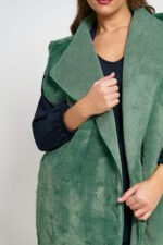 Γουνάκι Διπλής Όψης Αμάνικο | Plus Size Ρούχα - Image 3