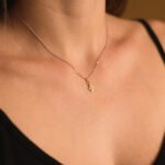 Skaras Διπλός Μικρός Σταυρός με - Image 2