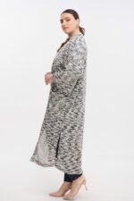 Ζακέτα Μακριά Sissy Γκρι | Plus Size Ρούχα - Image 4