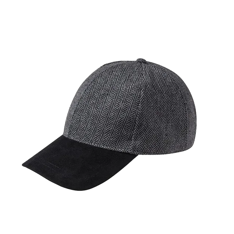 Ηerringbone Τζόκεϊ | Karfil Hats Black | Καπέλα Ηerringbone Τζόκεϊ | Karfil Hats Black | Ελληνικά Καπέλα