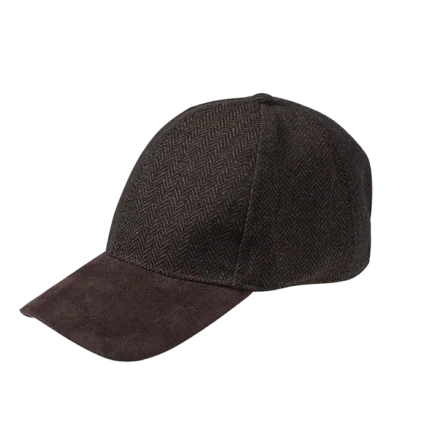 Ηerringbone Τζόκεϊ | Karfil Hats Brown | Ελληνικά Καπέλα