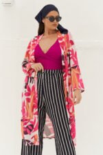 Κιμονό Σιφόν Μουσελίνα Rozalia | Plus Size Ρούχα - Image 2