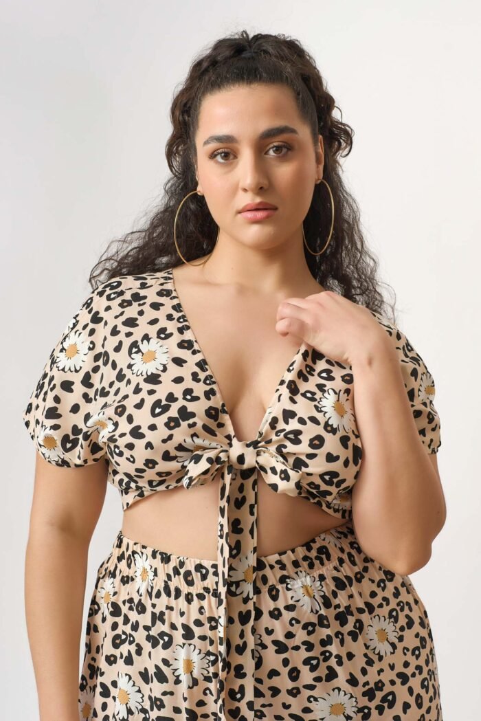Κρουαζέ Crop Top Margaret | Plus Size Ρούχα - Image 2