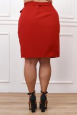 Κρουαζέ Φούστα Kylie Κόκκινο | Plus Size Ρούχα - Image 3
