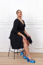 Κρουαζέ Φόρεμα Μαύρο Camila | Plus Size Ρούχα - Image 4