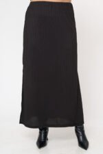 Μάξι Φούστα με Σκίσιμο | Plus Size Ρούχα - Image 2