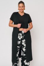 Μακρύ Αμάνικο Γιλέκο Sabrina | Plus Size Ρούχα - Image 2