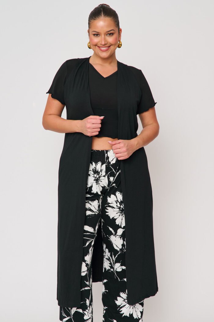 Μακρύ Αμάνικο Γιλέκο Sabrina | Plus Size Ρούχα - Image 2