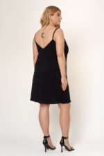 Μεσοφόρι Βαμβακερό Olivia Μαύρο | Plus Size Ρούχα - Image 2